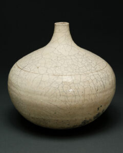 Bret Price Ceramics Works Raku bottle